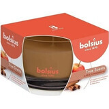 Bolsius Aromatic 2.0 Apple Cinammon Bougie en verre parfumée 1×1 pc, taille 90 x 63 mm