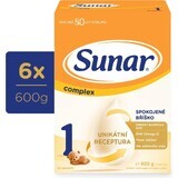 Sunar Complex 1 6×600 g, Säuglingsmilch, ab Geburt