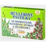 PASTILLES MÜLLER AVEC SKOR. MAT. FILLE ET VIT. C 1×12 pcs, pour la toux