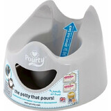 POURTY 1×1 potty potty with easy wash, blue