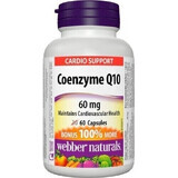 WEBBER NATURALS Coenzyme Q10 60 mg 1×60 cps, complément alimentaire