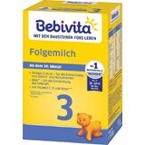 BEBIVITA Milk 3 Formulă de lapte de urmărire instantanee din Marea Britanie. 9 luni, 500 g 1×500 g