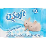 QSoft Wet Toilet Tissue Sensitive 1×60 unidades, papel higiénico