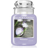 Village Candle Bougie parfumée en verre - Relax - Relax, grande 1×1 pc