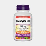 WEBBER NATURALS Coenzyme Q10 200 mg 1×60 cps, complément alimentaire