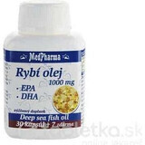 MedPharma FISH OIL 1000 mg - EPA, DHA 1×37 cps, Nahrungsergänzungsmittel