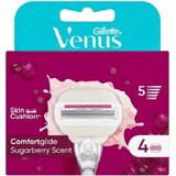 VENUS COMFORTGLIDE SUGARBERRY SHAVING HEADS 4 pcs 1×4 pcs, têtes de rasage de remplacement