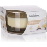 Bolsius Aromatic 2.0 Bouteille en verre 80x50mm Vanille, bougie parfumée 1×1 pc, bougie parfumée