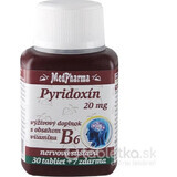 MedPharma PYRIDOXIN 20 mg (vitamine B6) 1×37 tbl, 30+7 gratuit