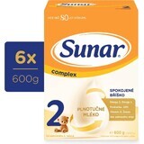 Sunar Complex 2 6×600 g, Säuglingsmilch, ab 6 Monaten