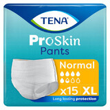 Tena Pants ProSkin, slip absorbant, taille XL, 120-160 cm, Normal, 15 pièces