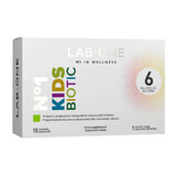 Lab One No 1 KidsBiotic, pour bébés et enfants, 15 sachets