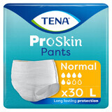 Tena Pants ProSkin, slip absorbant, taille L, 100-135 cm, Normal, 30 pièces