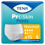 Tena Pants ProSkin, slip absorbant, taille S, 65-85 cm, Normal, 15 pièces