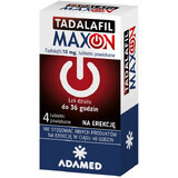 Tadalafil Maxon 10 mg, 4 comprimés pelliculés