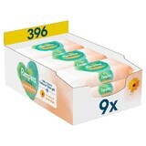 Pampers Harmonie Protect & Care, lingettes humides, 9 x 44 pièces