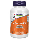 Now Foods L-Carnosine, L-Carnosine 500 mg, 100 gélules