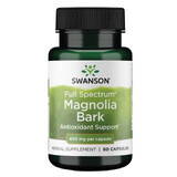 Swanson Full Spectrum Magnolia Bark 400 mg, écorce de magnolia, 60 gélules