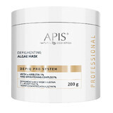 Apis Professional Depiq Pro System, masque dépigmentant aux algues avec α-arbutine 1% et complexe éclaircissant 1%, 200 g