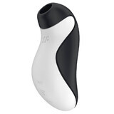 Satisfyer Orca, massage clitoridien sans contact, air, orque noir et blanc