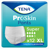 Tena Pants ProSkin, slip absorbant, taille XL, 120-160 cm, Super, 12 pièces