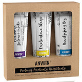 Anwen set, conditionneurs pour cheveux à faible porosité, 3 x 100 ml