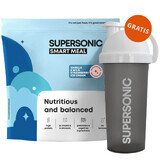 Supersonic Wholesome Smart Meal, glace à la vanille et fraises des bois, 1,3 kg + shaker, 700 ml gratuit