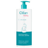 Oillan Baby, gel 3 en 1 pour le bain, le corps et les cheveux, dès le premier jour de vie, 750 ml