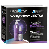 Kit La Roche-Posay Mela B3, gel micropeeling visage, 200 ml + sérum anti-pigmentation, 30 ml