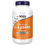 Now Foods L-Lysine, L-Lysine 1000 mg, 250 comprimés végétariens