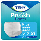 Tena Pants ProSkin, slip absorbant, taille XL, 120-160 cm, Plus, 12 pièces