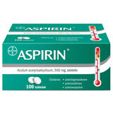 Aspirine 500 mg, 100 comprimés