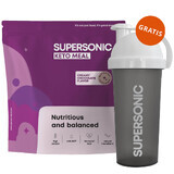 Supersonic Keto Meal, saveur chocolat crémeux, 800 g + shaker, 700 ml gratuit