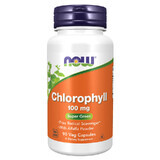 Now Foods Chlorophylle 100 mg, chlorophylle, 90 gélules végétales