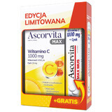 Ascorvita Max 30 MRS comprimés pelliculés + Ascorvita Max Mus, 20 comprimés effervescents gratuit