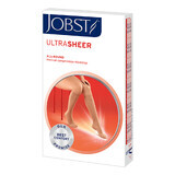 Jobst Ultra Sheer, chaussettes de compression pour le genou, CCL2, bout foncé, taille 4, naturel