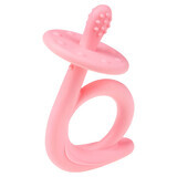 AKUKU, anneau de dentition en silicone, escargot rose, A0115, dès la naissance, 1 pc