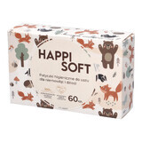 Happi Soft, cotons-tiges pour bébés et enfants, 60 pièces