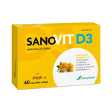 Sanovit D3 2000 IU, 60 softgel capsules