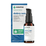 Cosma Cannabis Erbe Naturali Buon Sonno, estratti in olio di canapa, gocce, 30 ml