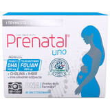 Prenatal Uno, 30 gélules + DHA, 30 gélules