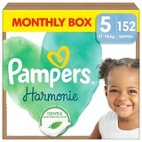 Pampers Harmonie, couches, taille 5, 11-16 kg, 152 pièces