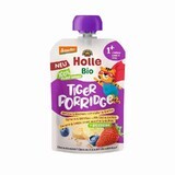 Papilla ecológica de frutas con cereales, +1 año, 110 g, Tiger, Holle