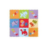 Tapis de puzzle Le monde des dinosaures, 92x92 cm, Babygreat