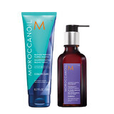 Shampooing blond + huile de traitement pourpre, 250 ml + 100 ml, Moroccanoil