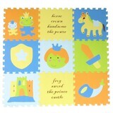 Tapis puzzle Le prince au pays des merveilles, 92 x 92 cm, +3 ans, Babygreat