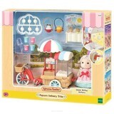 Popcorn Tricycle Stand Set Sylvanian Families, +3 ans, Epoch