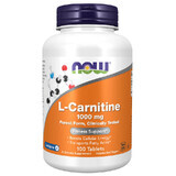 Now Foods L-Carnitine 1000 mg, L-Carnitine, 100 comprimés