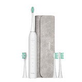 Feelo Pro Premium set, brosse à dents sonique avec étui et 4 embouts, blanc