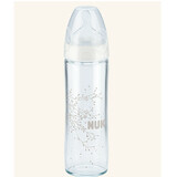 Biberon en verre avec tétine en silicone New Classic, 0-6 mois, 240 ml, Nuk